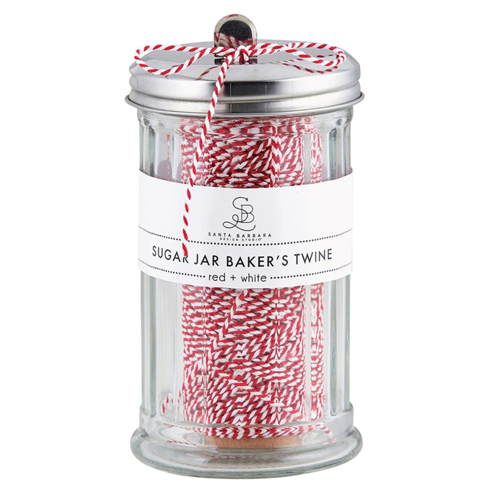 Sugar Jar Bakers Twine - Red + White/NWT
